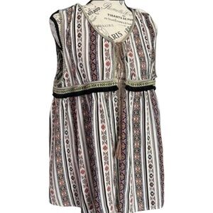 Umgee Bohemian Open Top with Tassels